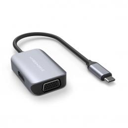SKI - สกี จำหน่ายสินค้าหลากหลาย และคุณภาพดี | TARGUS HPD-HDC2HV-Gray HyperDrive USB-C to HDMI + VGA Hub